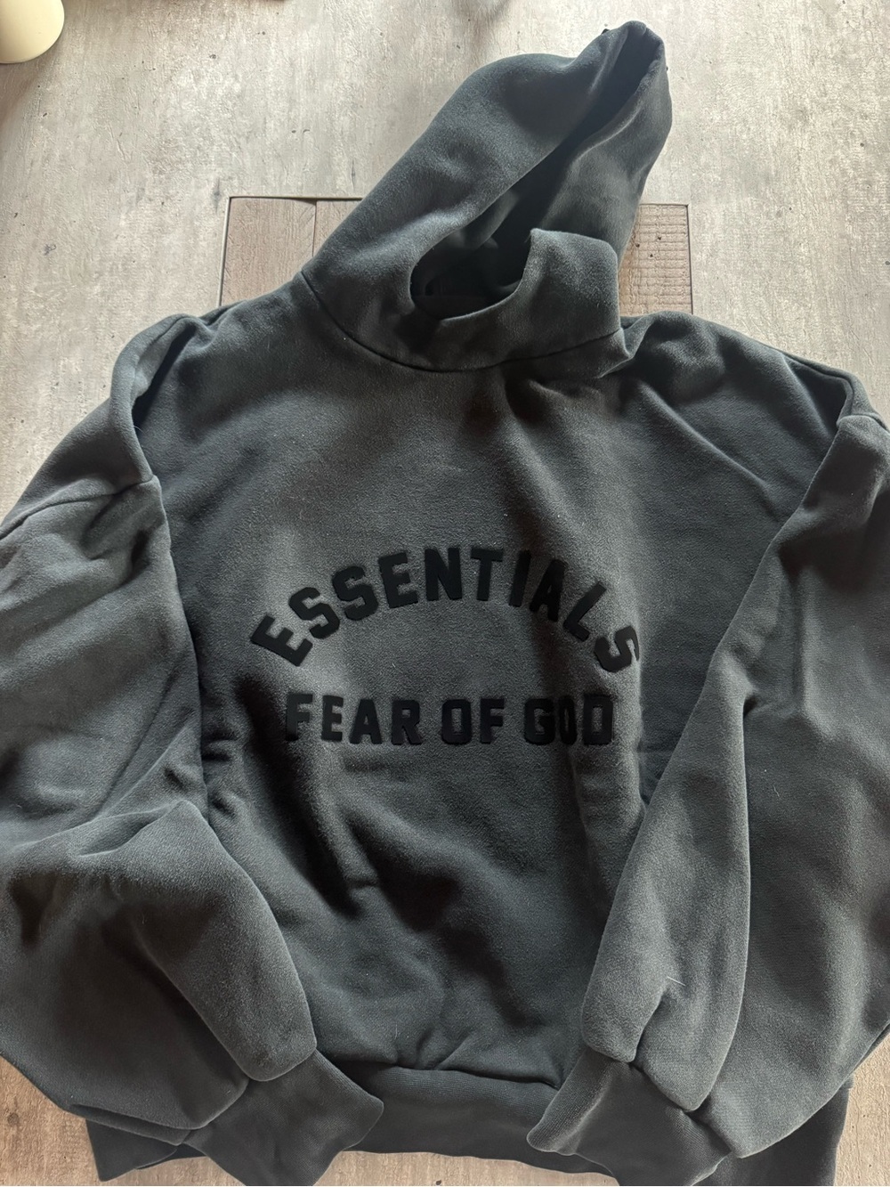 Fear of God Essentials Men's Black Hoodie Sweatshirt